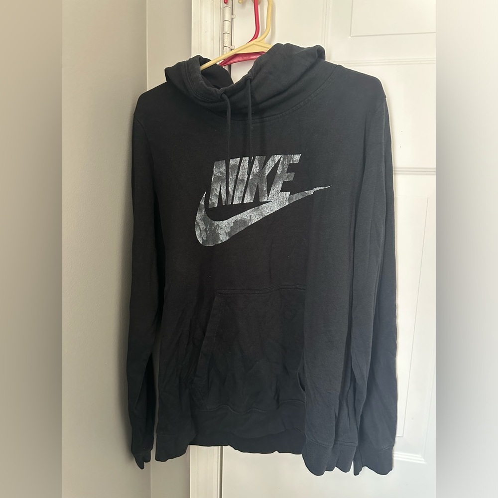nike black cowl neck